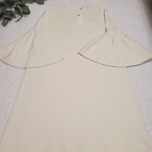 NWT Anthro Moth Mock Neck,Bell Sleeve SweaterDress